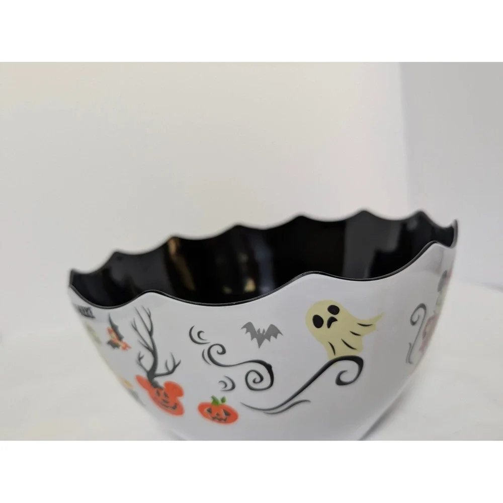 Disney Halloween Trick or Treat Time Mickey Minnie Donald D. Melamine Candy Bowl